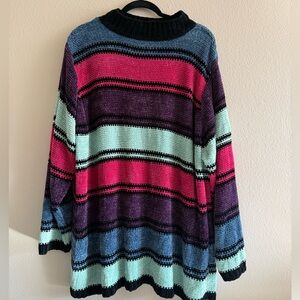 Blair Crewneck Striped Sweater 90’s Retro
